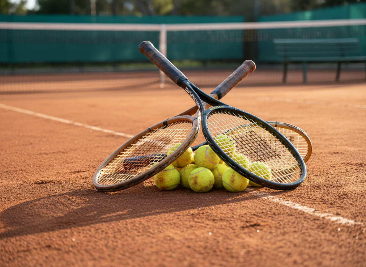 Competitive tennis match at Kiama Tennis Club